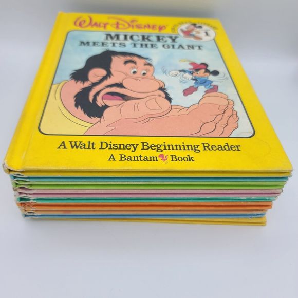 Vintage Walt Disney Fun To Read Library Beginning Reader Books Lot of 9 - Picture 1 of 16
